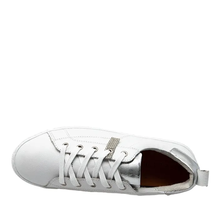 Alfie & Evie Saul White Leather Sneaker