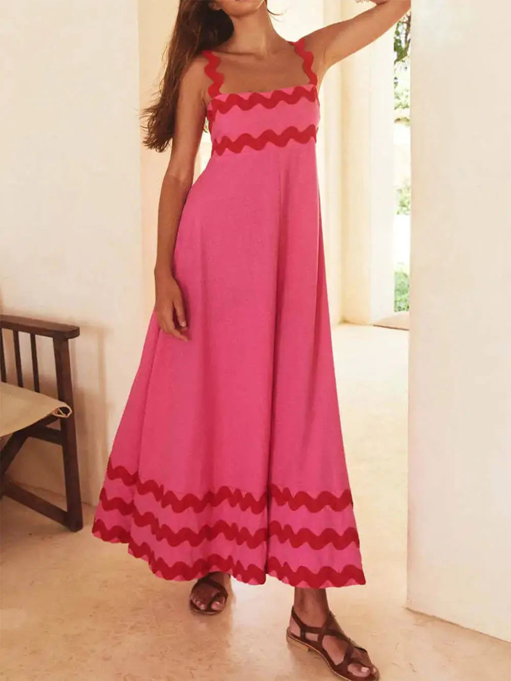 Amelia-Sunset Maxi Dress