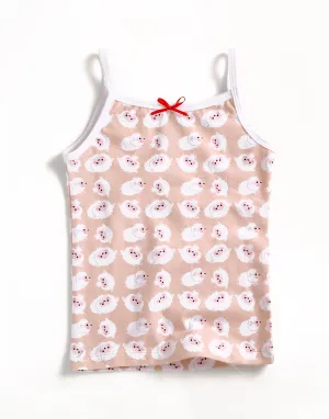 Bebe Lamb Pattern Tank Top