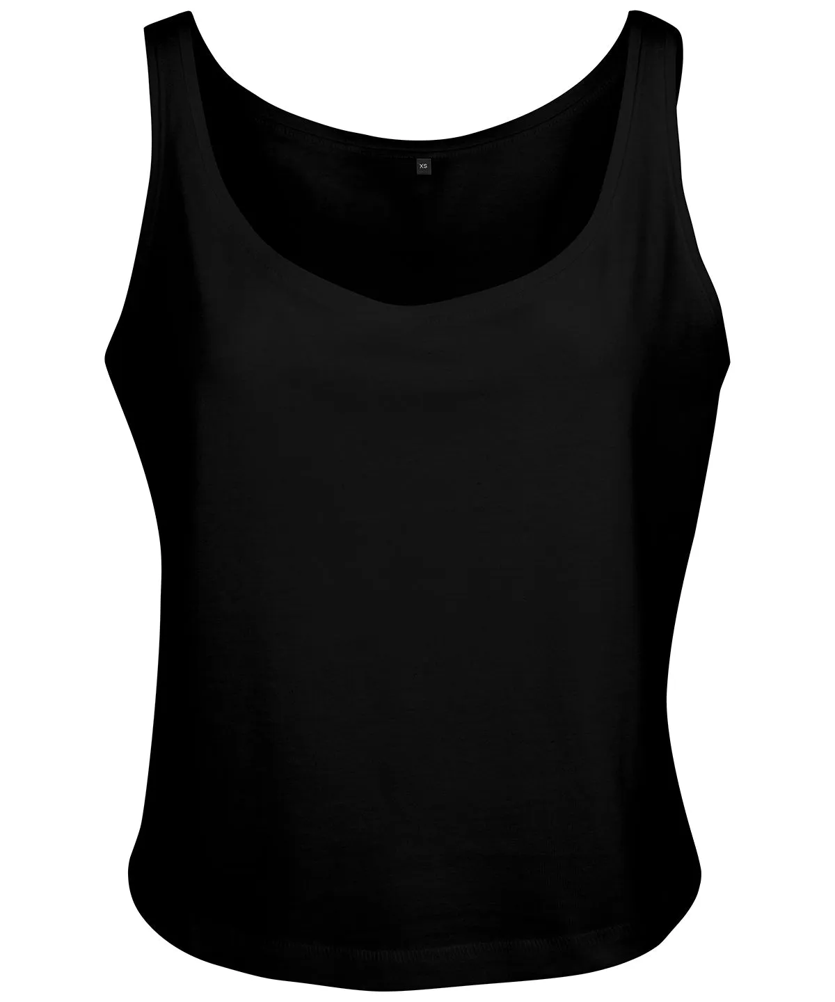 Black - Women's oversized tank top