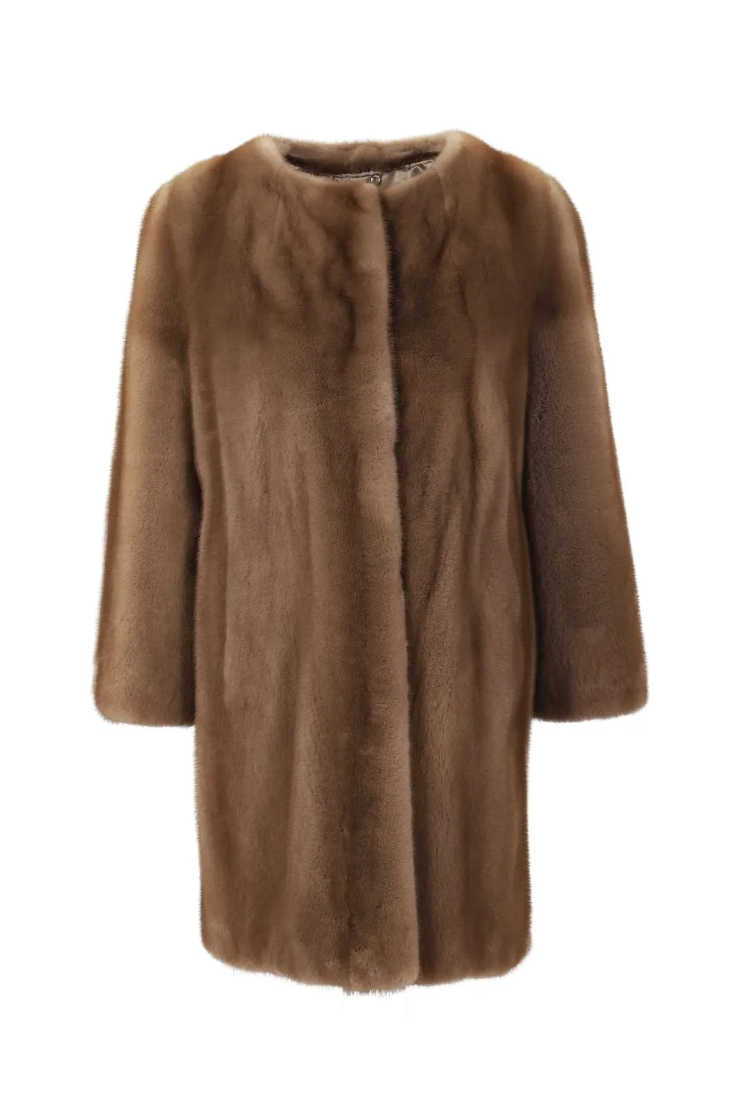 Brown Mink Fur Coat