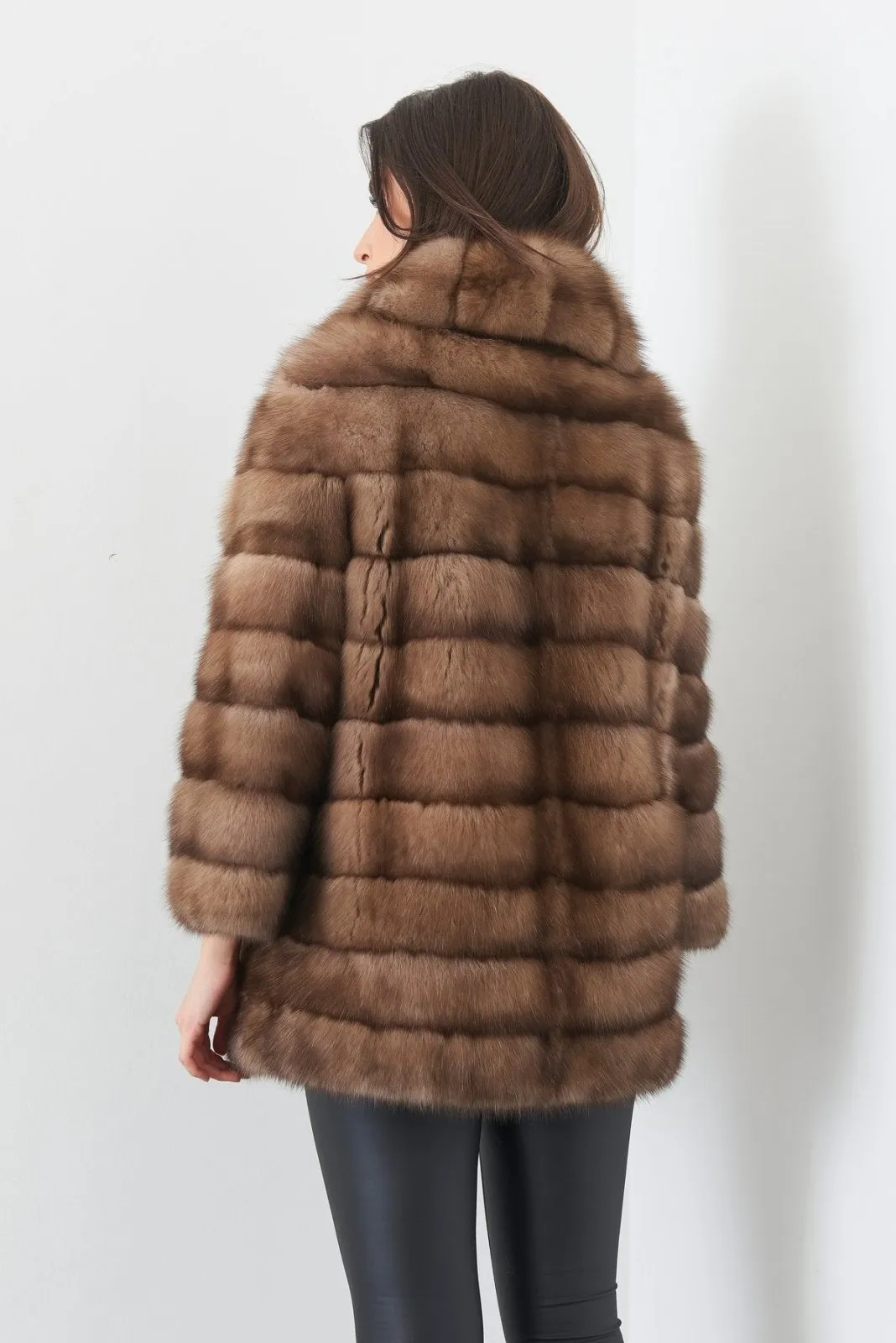 Brown Sable Fur Coat