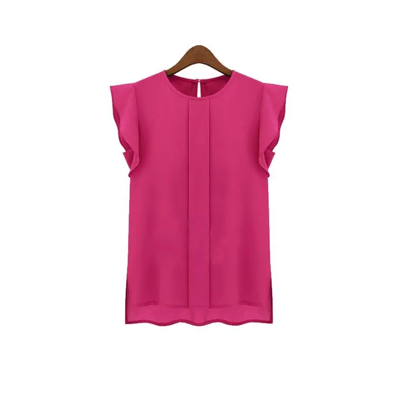 Chiffon Blouses Clothing For Women