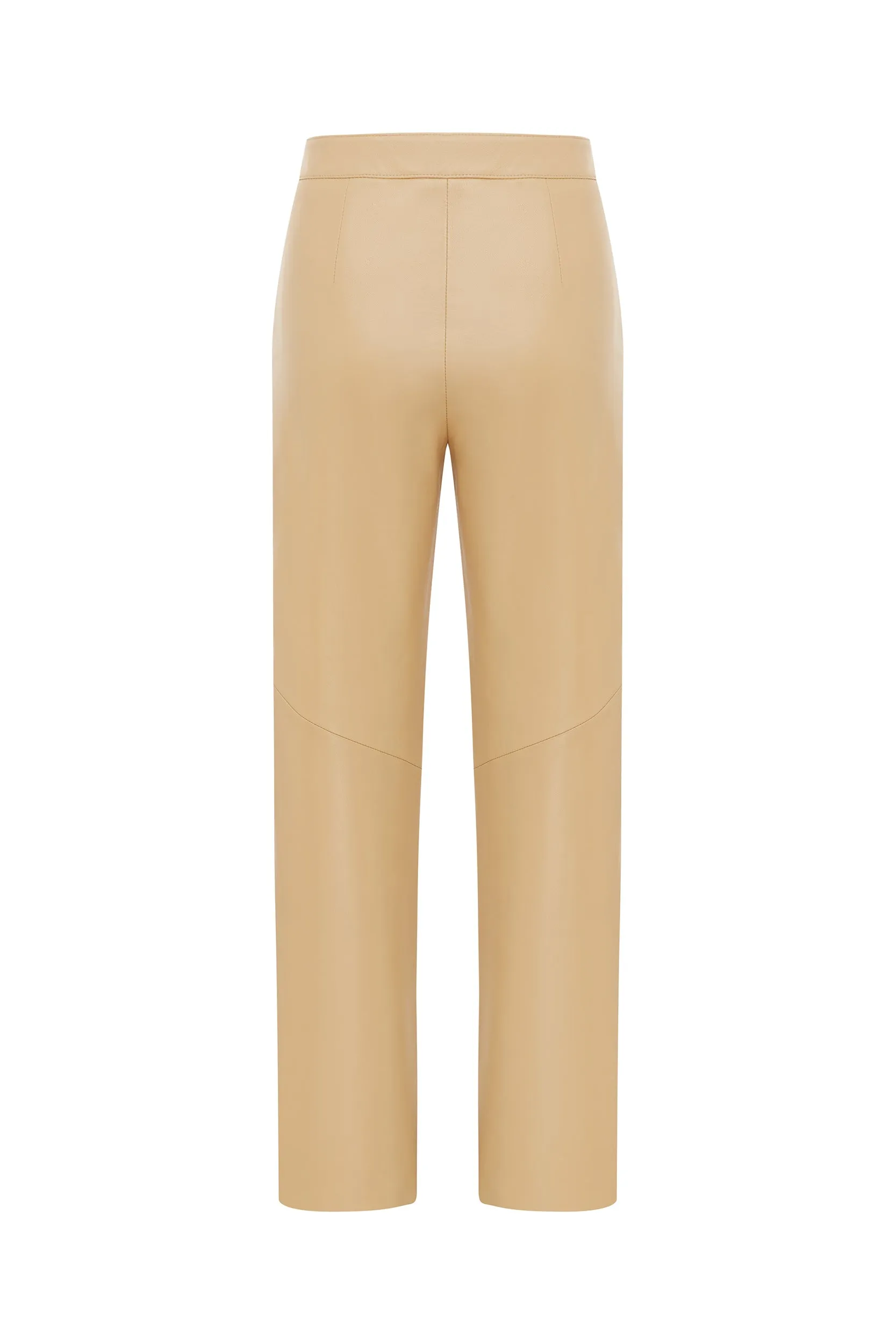 Coco Ribbon - LUXE ITALIAN LEATHER PANT IN BUTTERSCOTCH