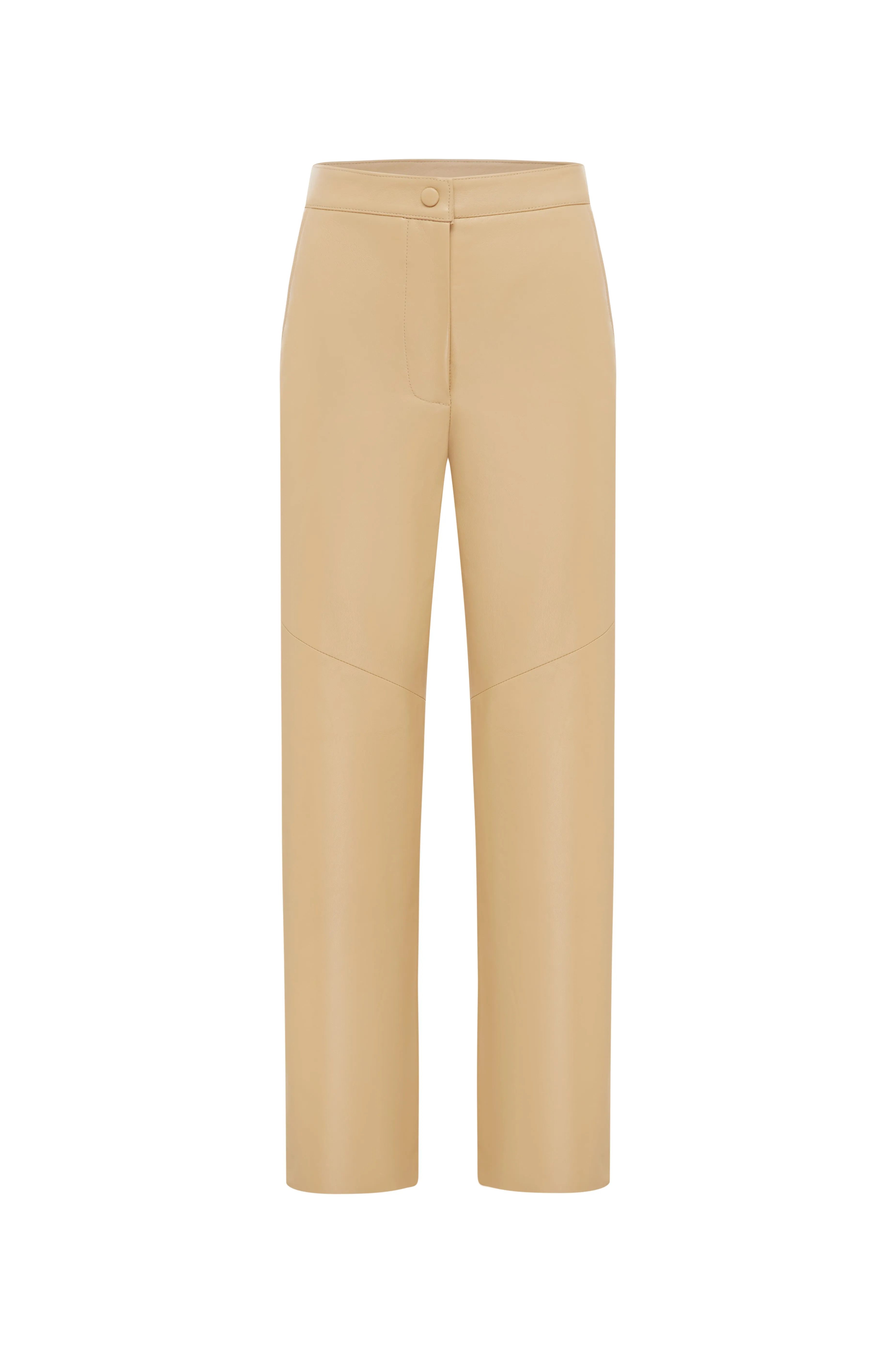 Coco Ribbon - LUXE ITALIAN LEATHER PANT IN BUTTERSCOTCH