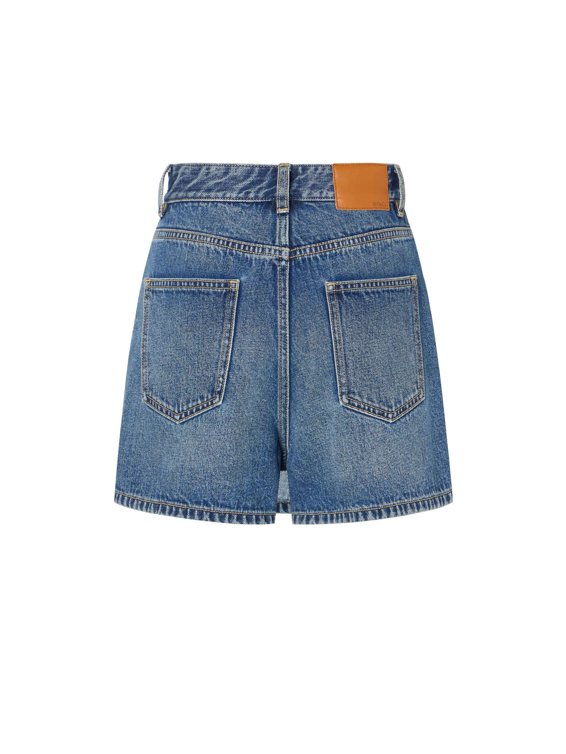 Cotton Denim Skorts