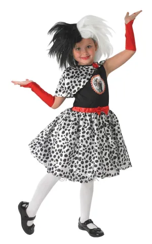 Cruella De Vil Costume for Kids - Disney 101 Dalmatians