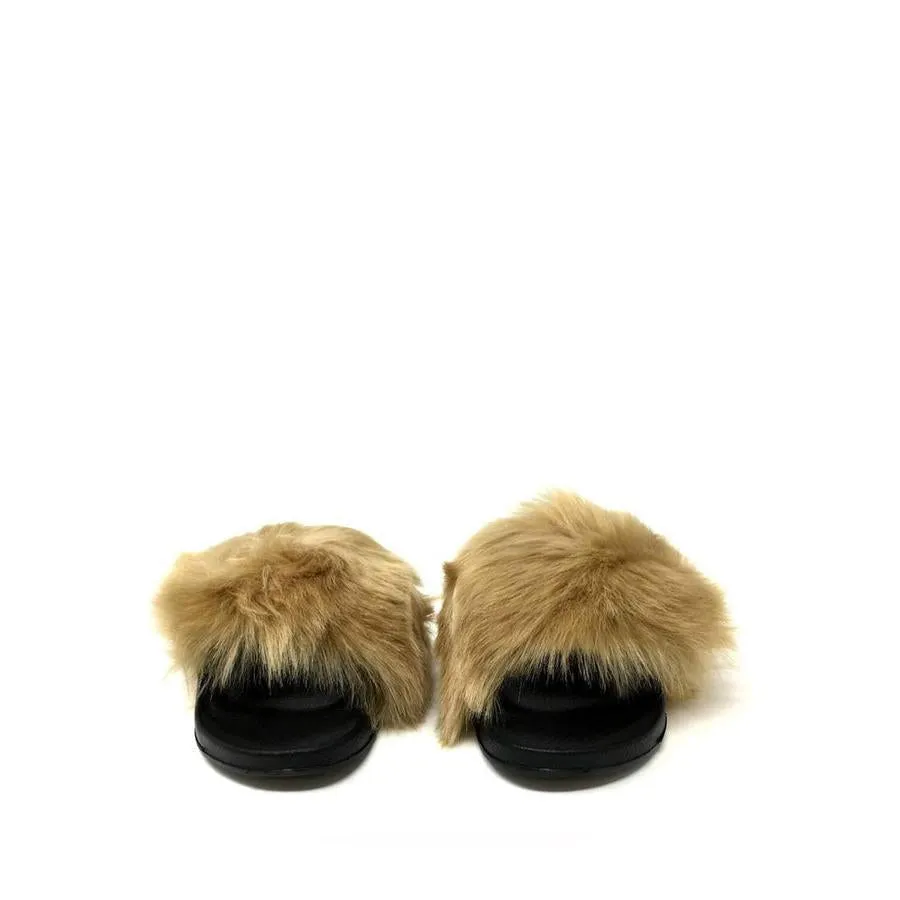 Ella Slip On Fluffy Slider