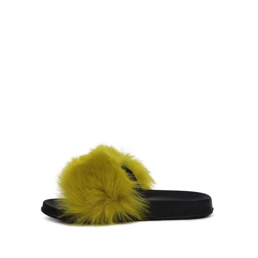 Ella Slip On Fluffy Slider