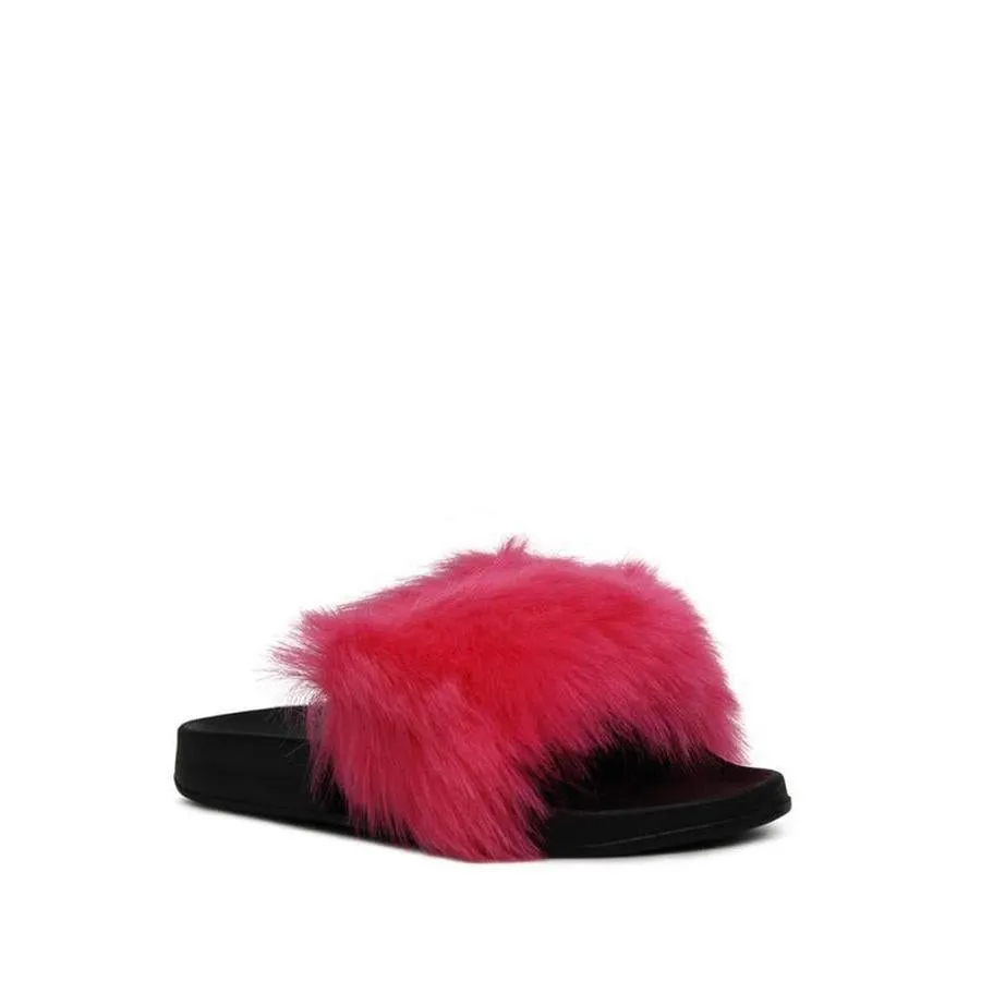 Ella Slip On Fluffy Slider