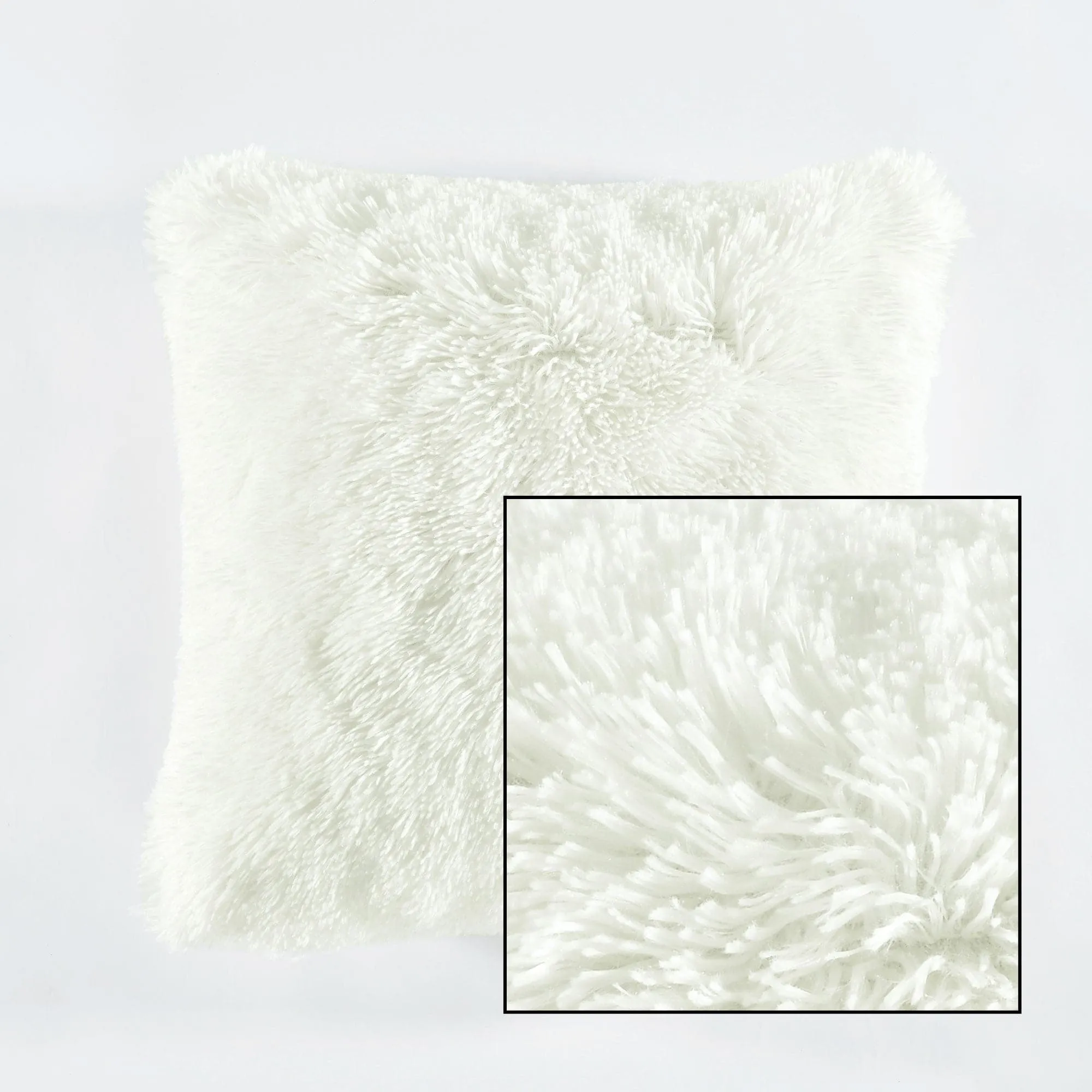 Emma Faux Fur Decorative Throw Pillow Cover