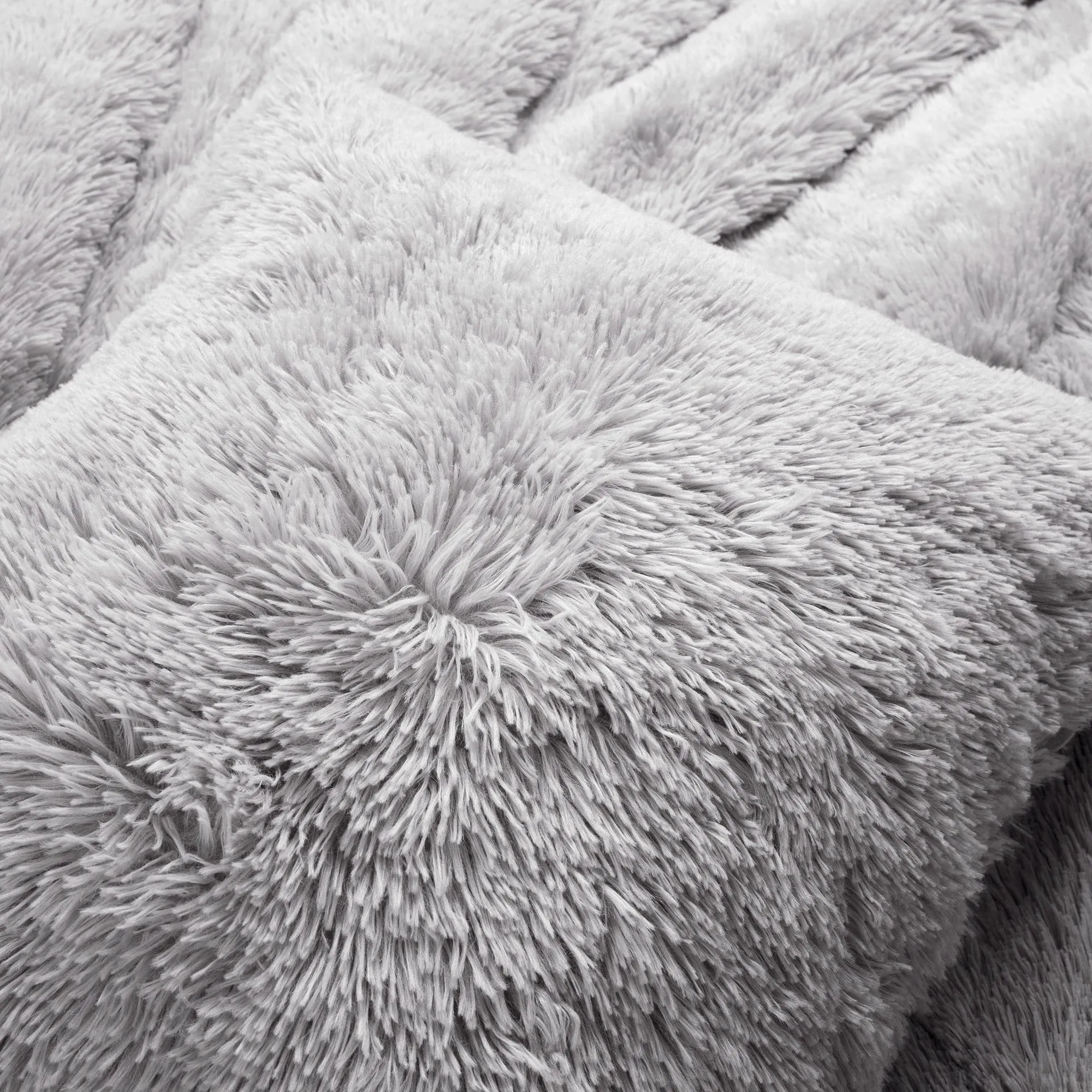 Emma Faux Fur Duvet Cover 3 Piece Set