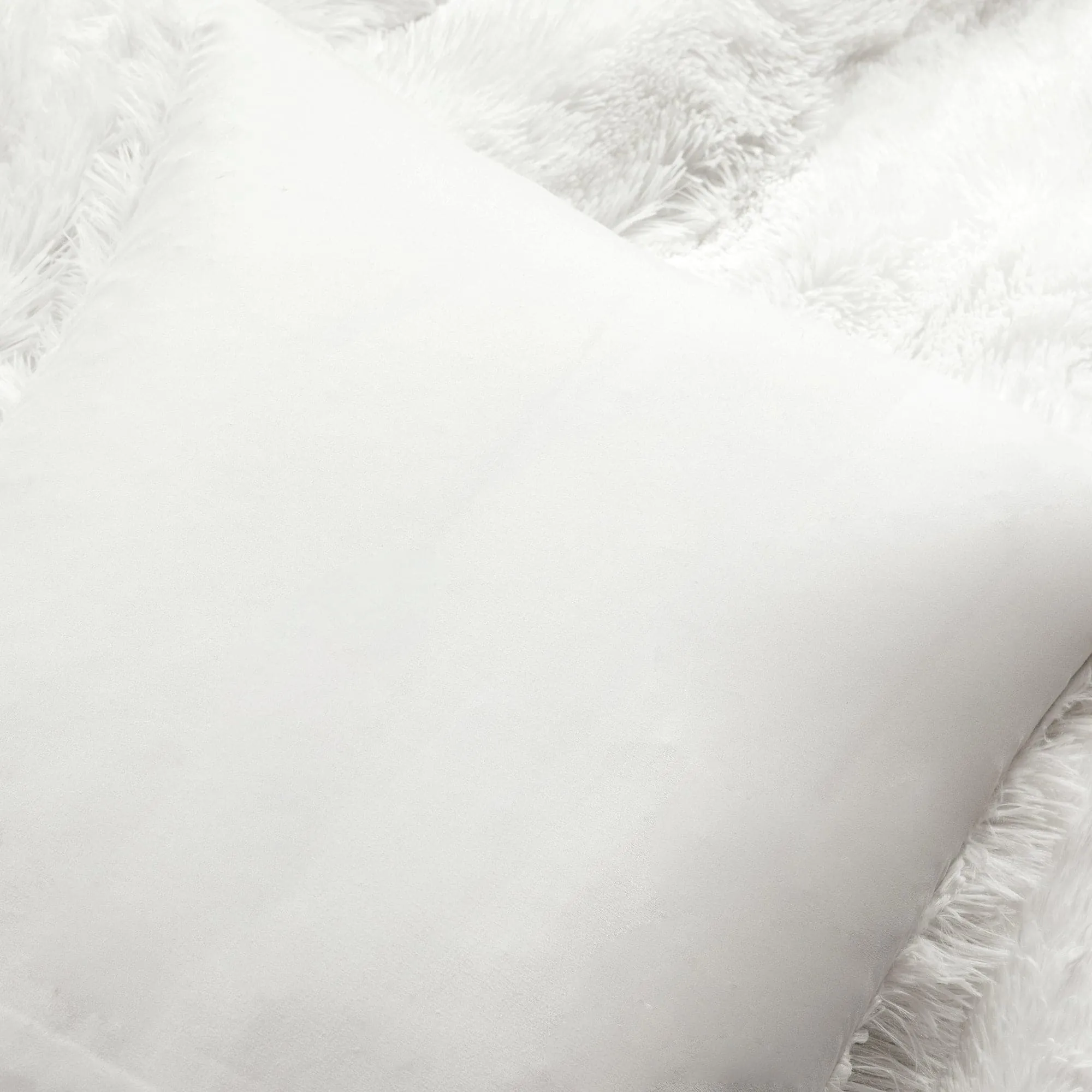 Emma Faux Fur Duvet Cover 3 Piece Set