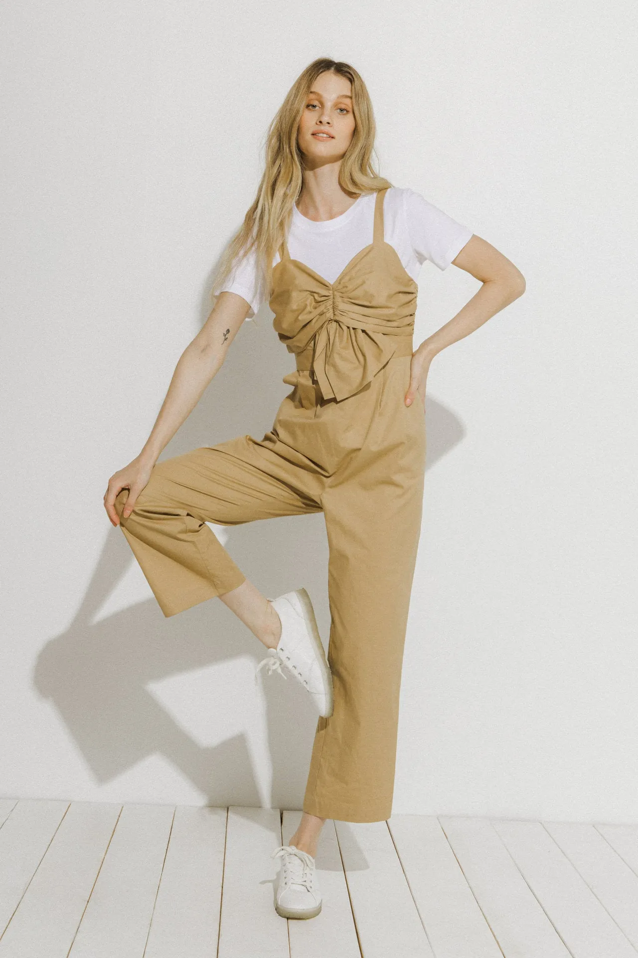 Endless Rose - Ruched Detail Jumpsuit