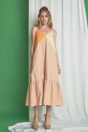 English Factory - Color Block Maxi Dress