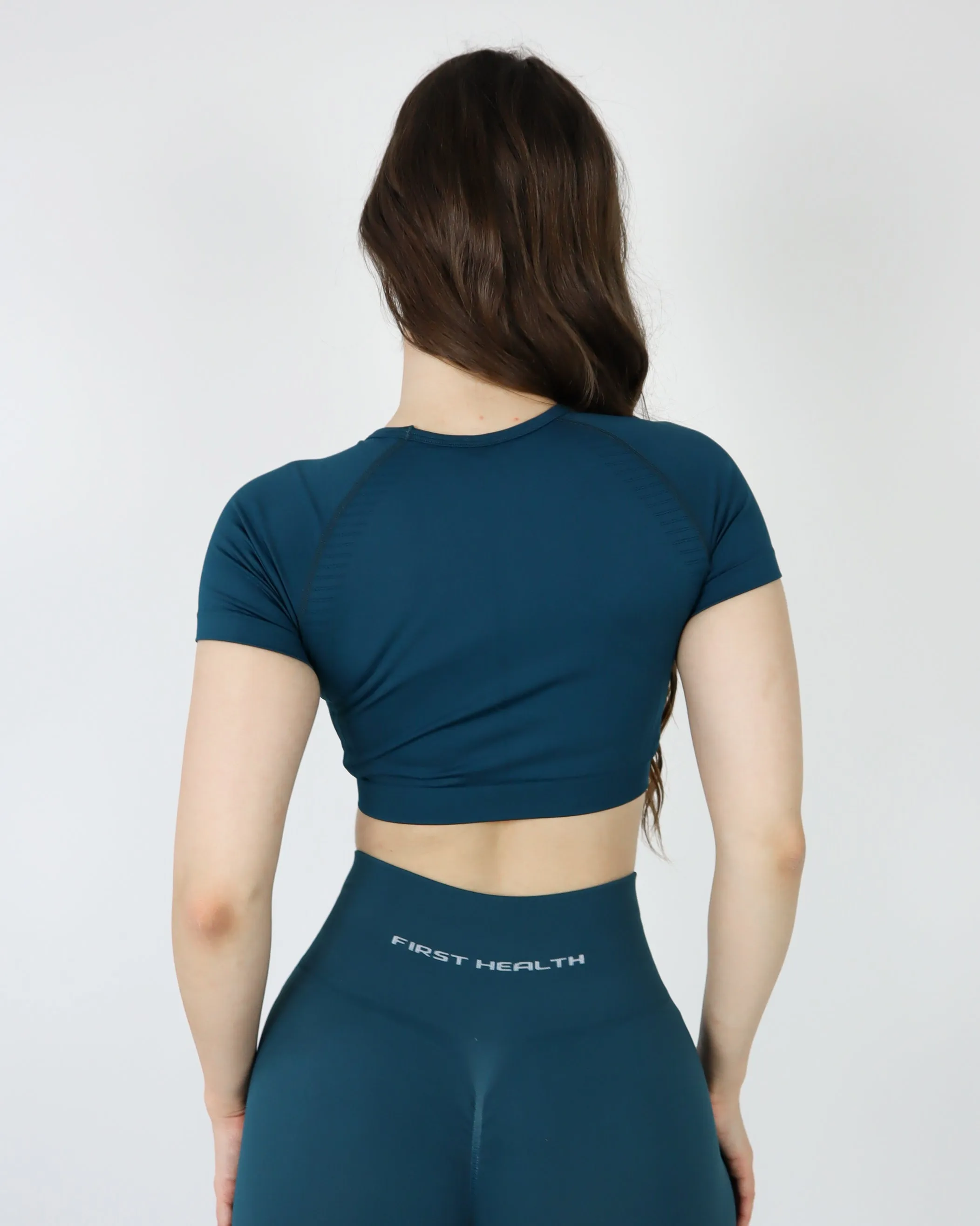 Enhance Cropped Tee - Emerald