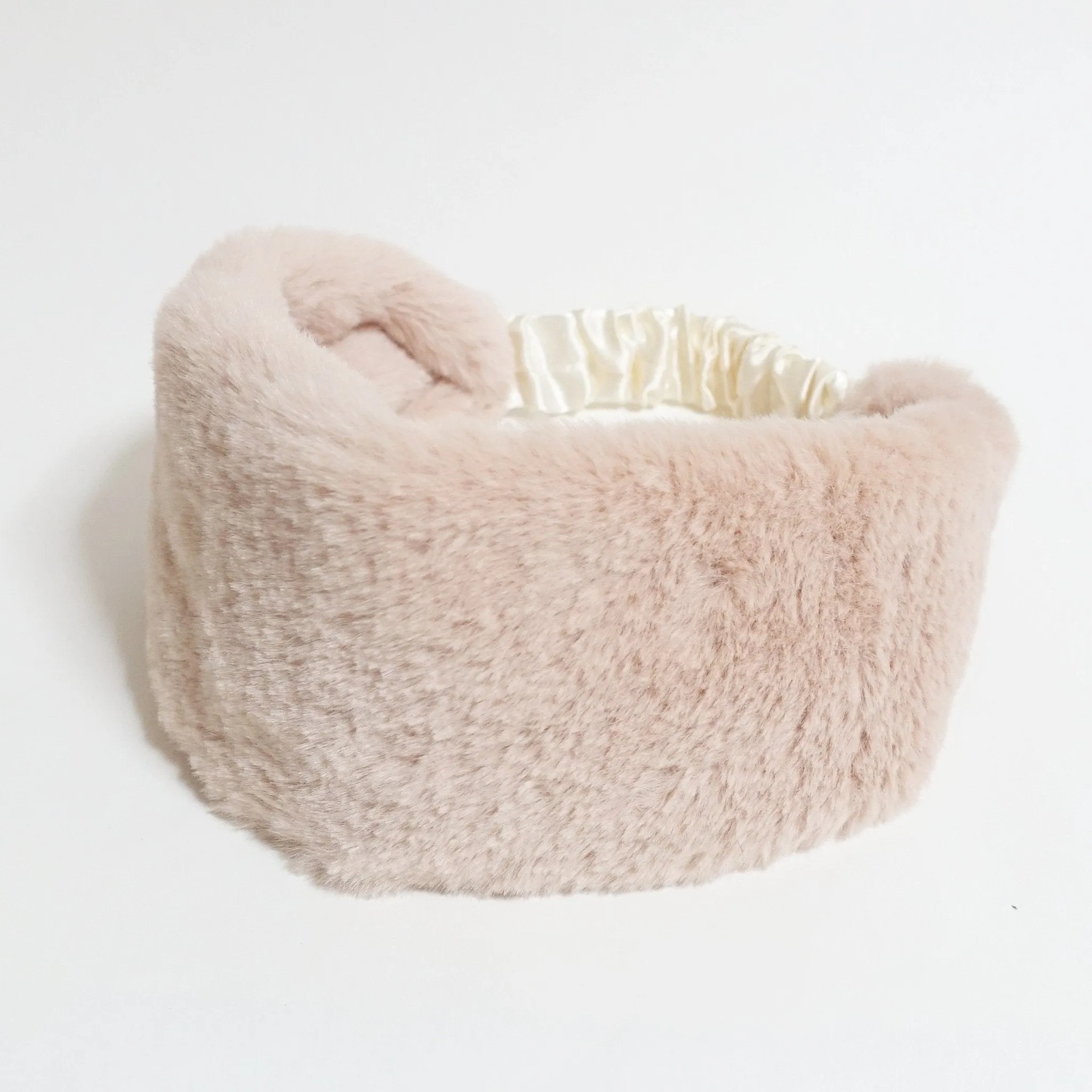 Fabric Faux Fur Elastic Fall Winter Fashion Headband