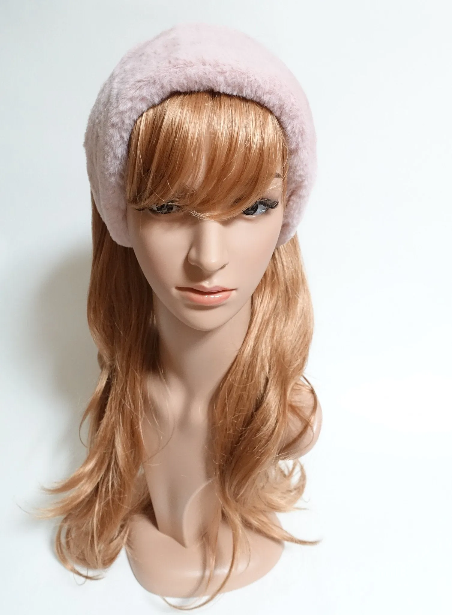 Fabric Faux Fur Elastic Fall Winter Fashion Headband