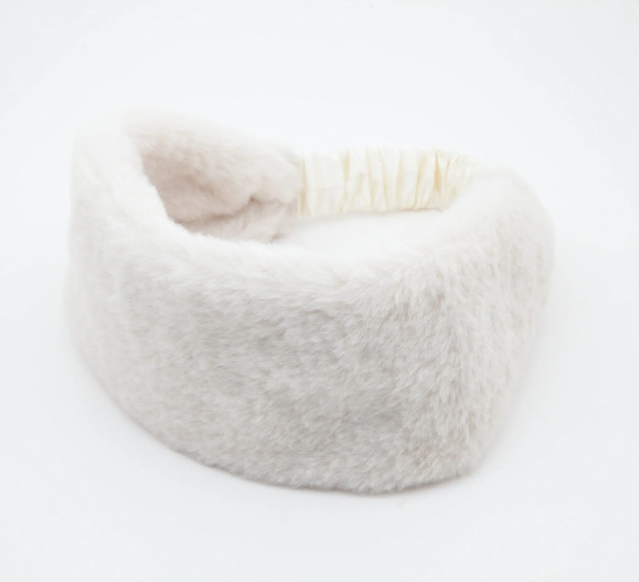 Fabric Faux Fur Elastic Fall Winter Fashion Headband