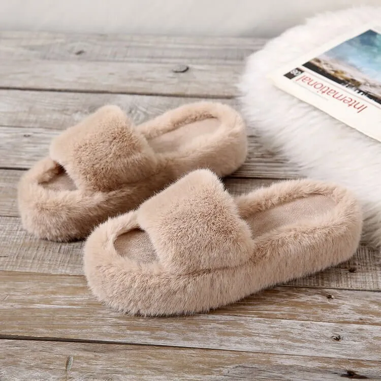 Faux Fur Slippers