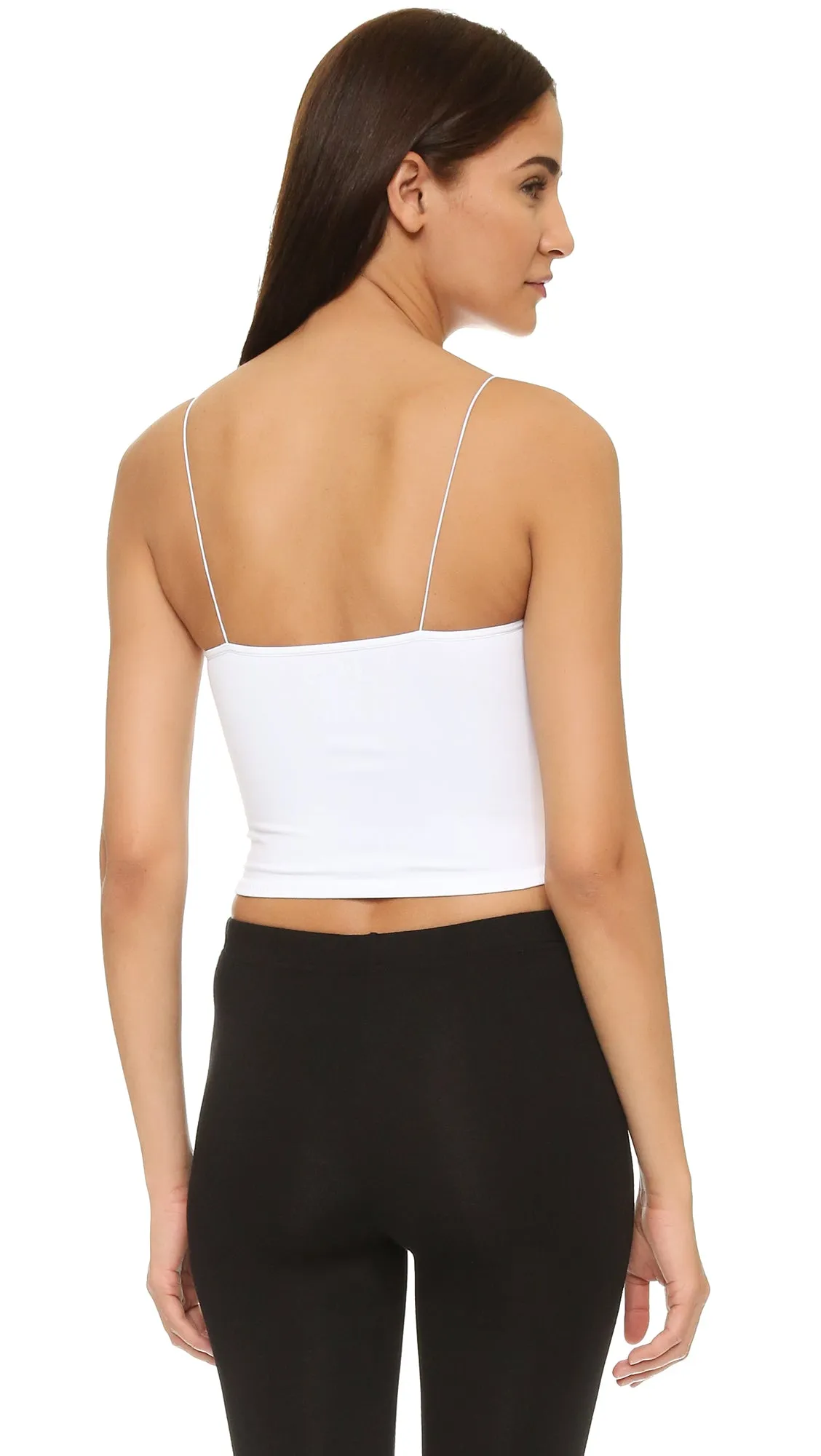 Free People Skinny Strap Brami White