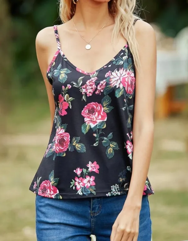 Grosio Floral Tank