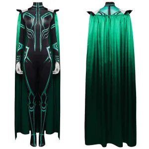 Hela Jumpsuits Cloak Cosplay Costume Outfits Halloween Carnival Party Suit