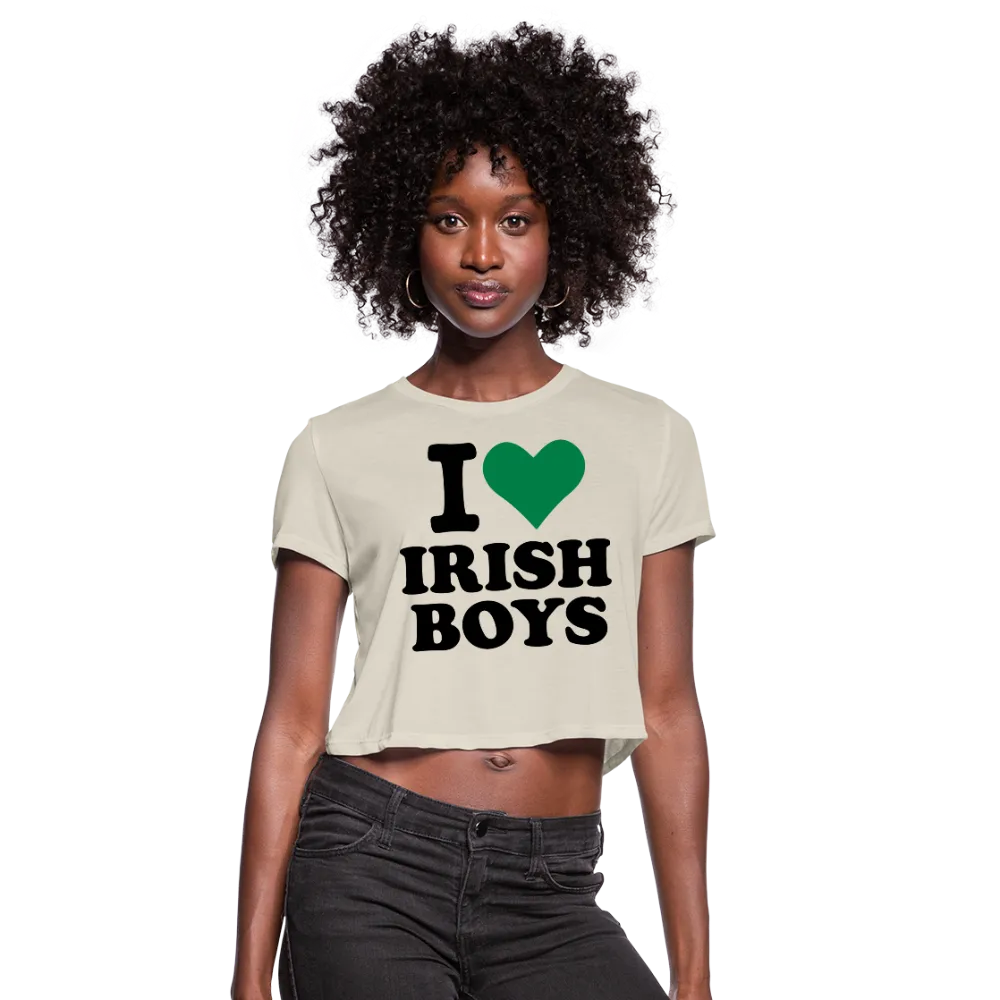 I Love Irish Boys Women's Cropped T-Shirt