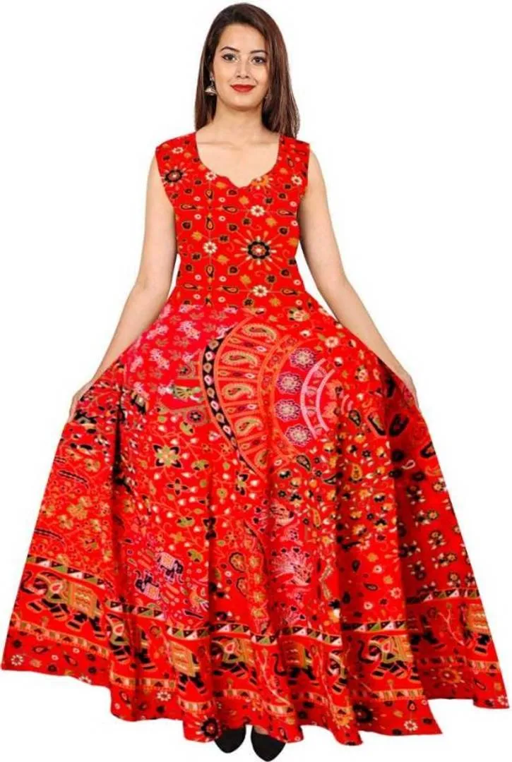 Jaipuri Print Cotton Designer Dresses