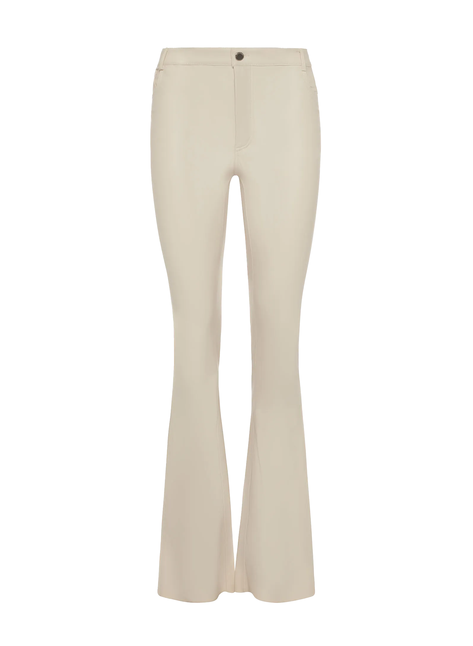 KAIDA | Faux Leather Flare Pants