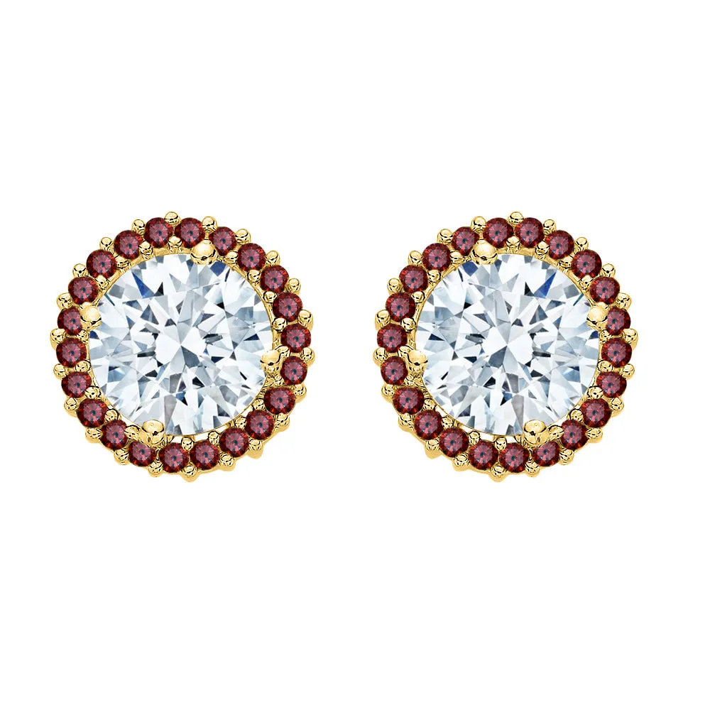 KATARINA 5/8 cttw Natural Gemstones Earring Jackets