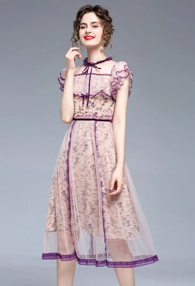 Lisa Lavender Dress