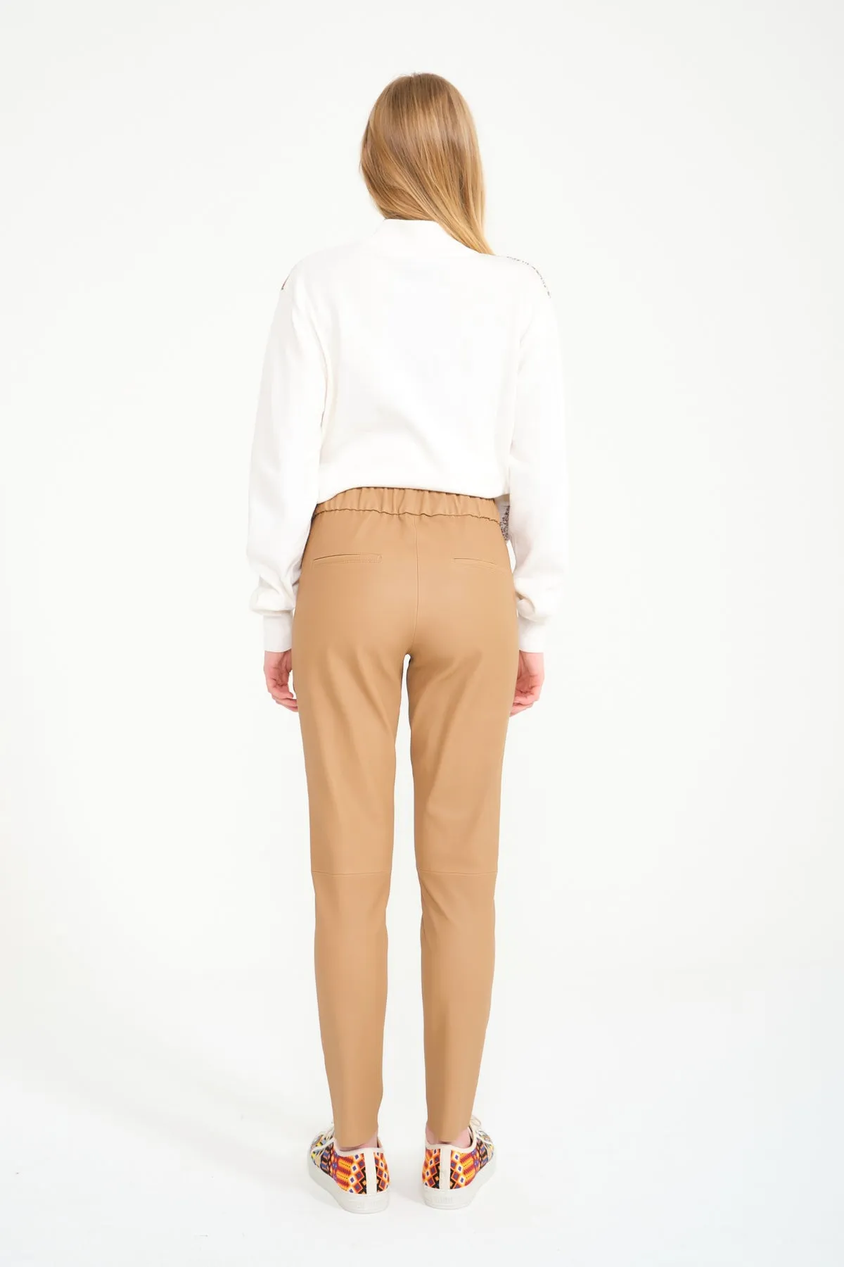 Luxe Glide Leather Trousers