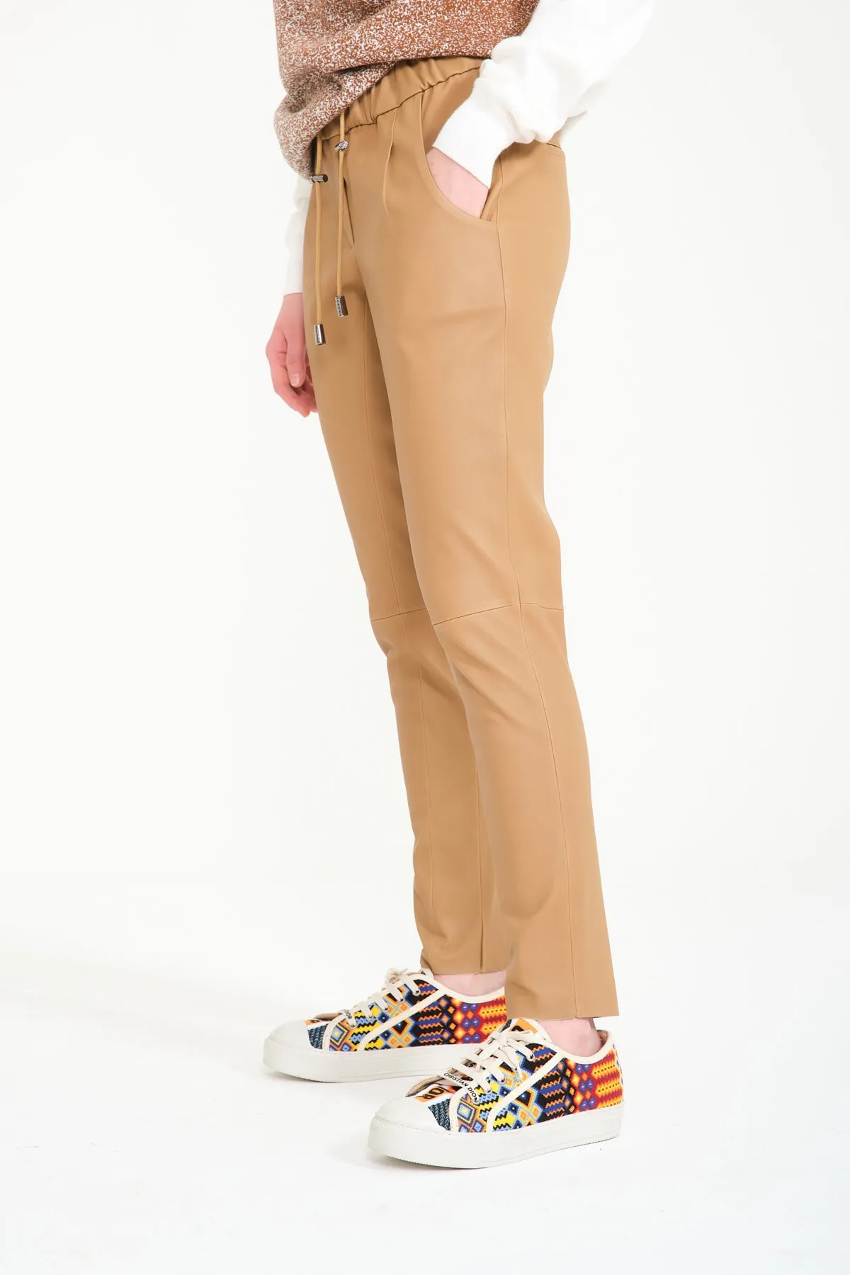 Luxe Glide Leather Trousers