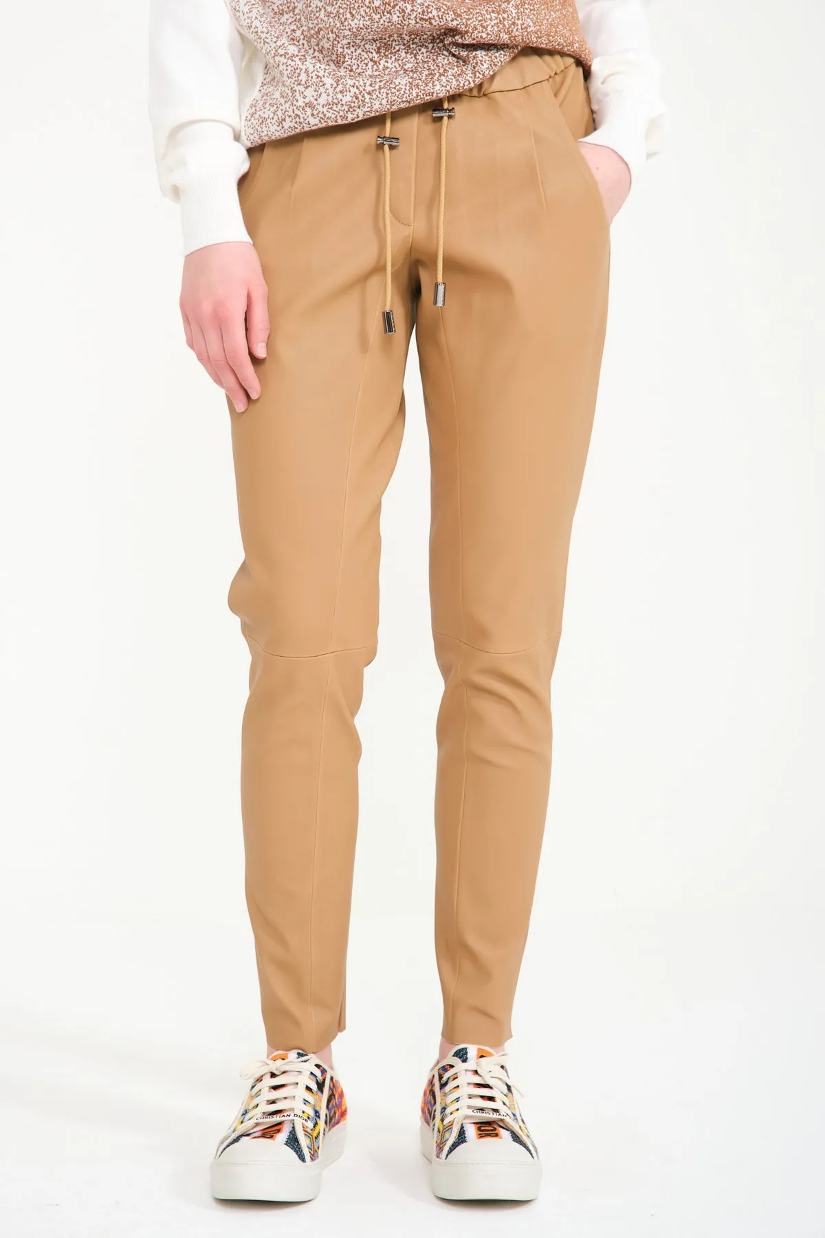 Luxe Glide Leather Trousers