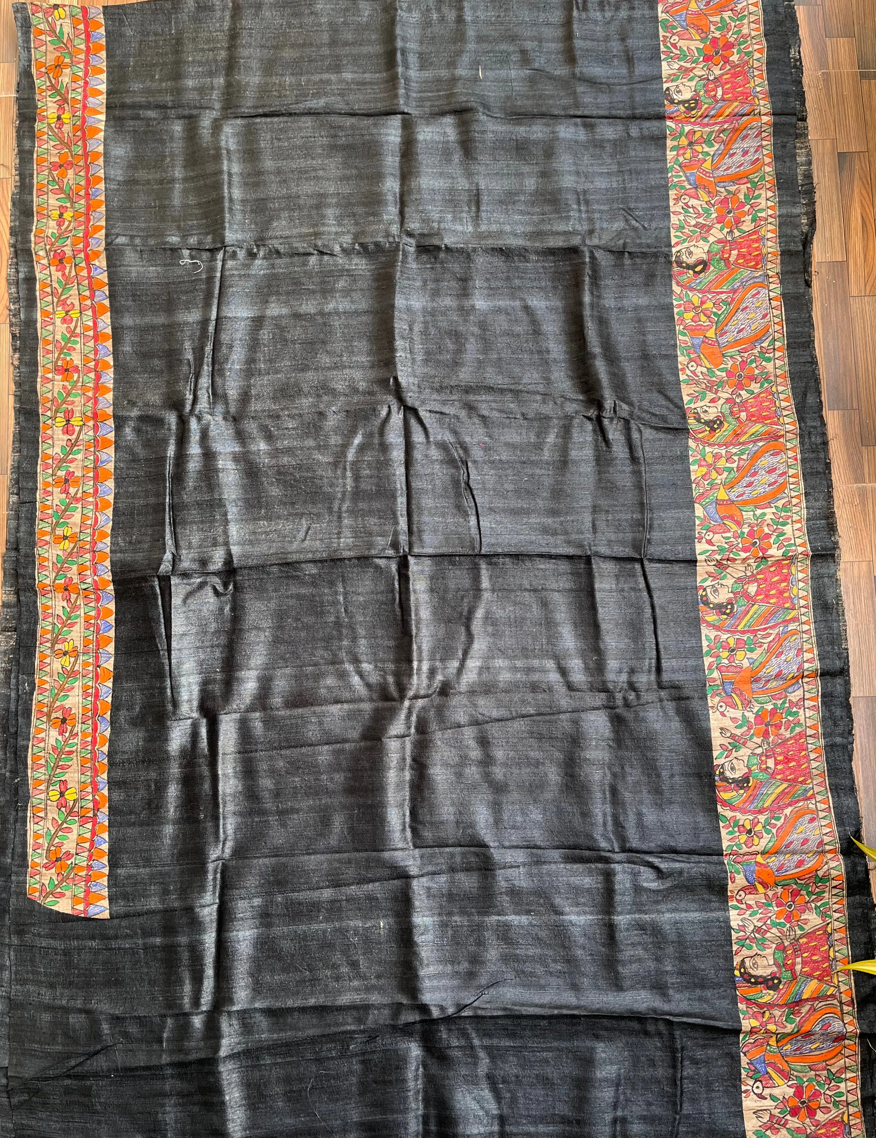 MADHUBANI HANDPAINTED SAREE - KOHBAR