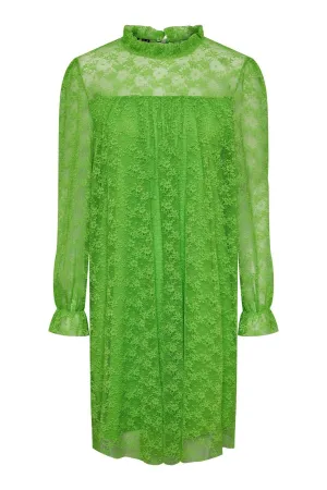 May Lace Maxi Dress - Grass Green