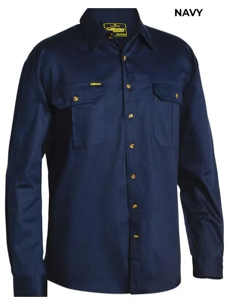 MENS - OPEN FRONT WORKSHIRT - BS6433