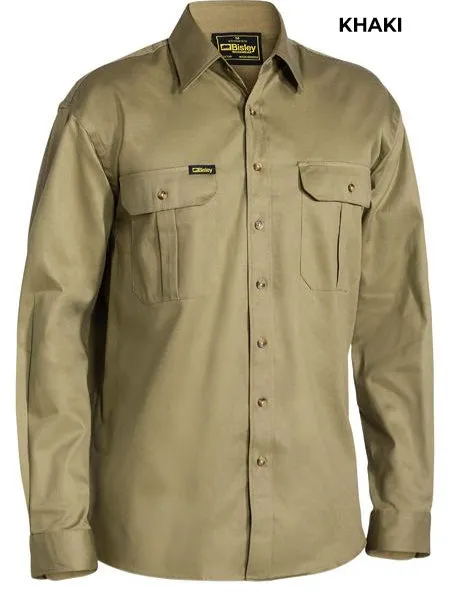 MENS - OPEN FRONT WORKSHIRT - BS6433