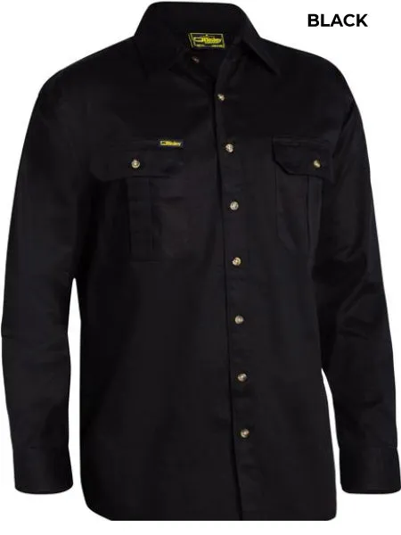 MENS - OPEN FRONT WORKSHIRT - BS6433