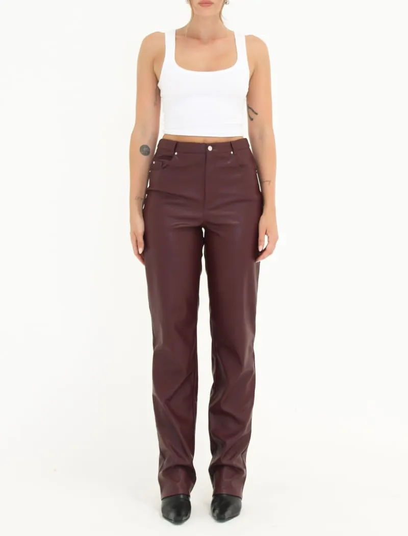 Morrison Pant | Oxblood