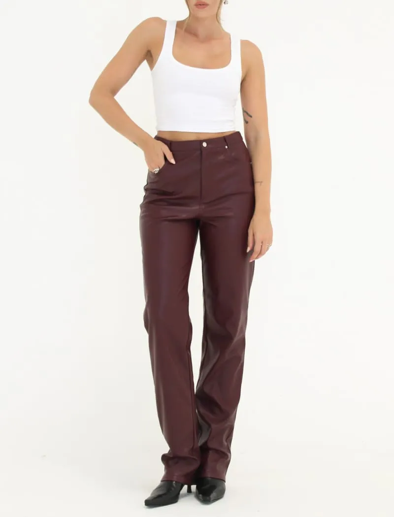 Morrison Pant | Oxblood