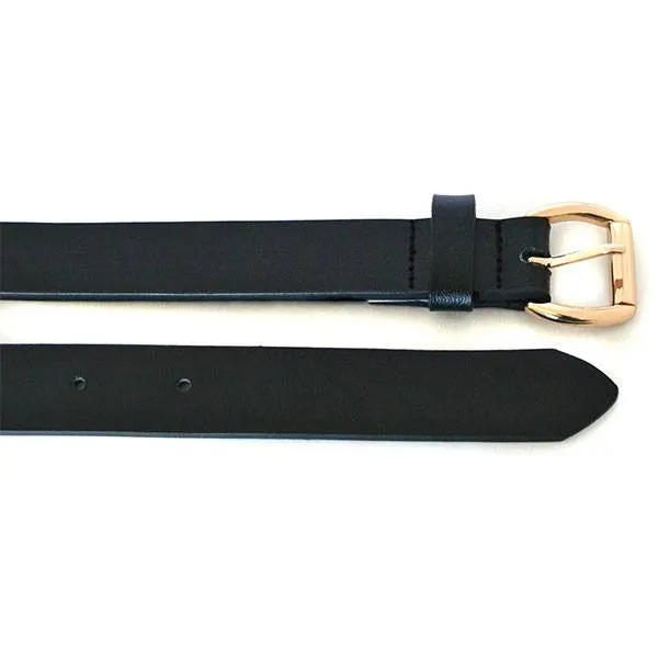 MYRA - Womens Black Genuine Leather Belt