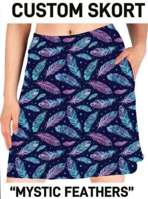 Mystic Feathers Skort