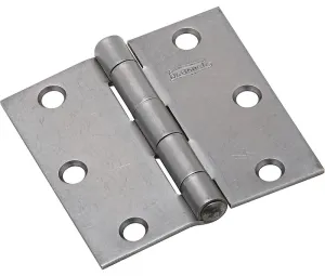 National Hardware N140-566 Utility Hinge, 3-1/2 in W Frame Leaf, 0.11 in Thick Frame Leaf, Cold Rolled Steel, Steel :EA: QUANTITY: 1