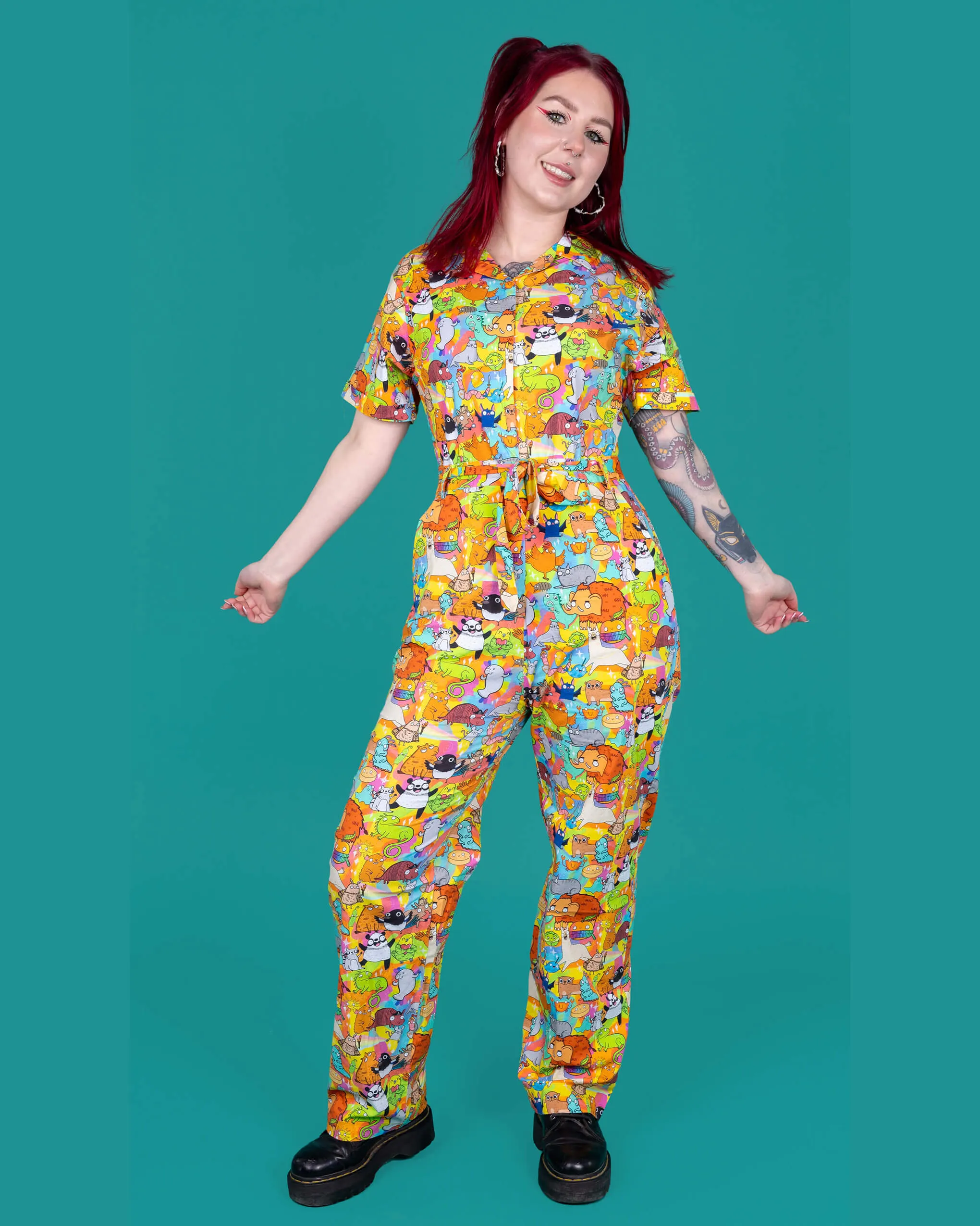 New Improved Run & Fly x Katie Abey Weird & Wonderful Stretch Jumpsuit