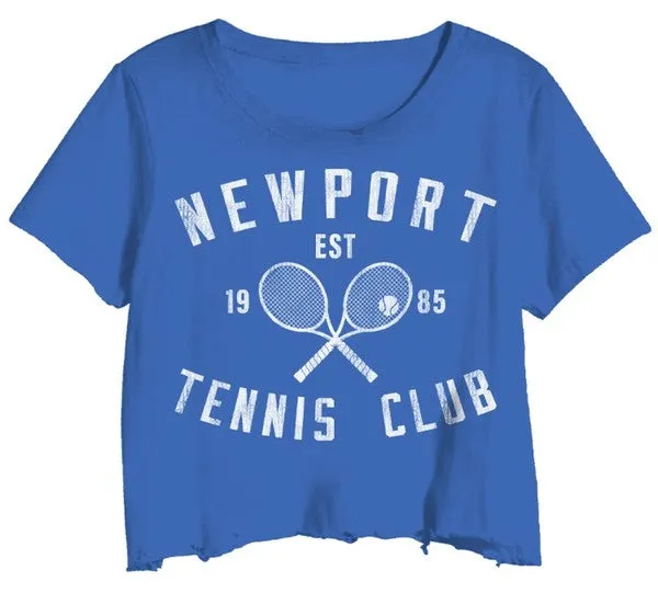 Newport Tennis Cropped Tee