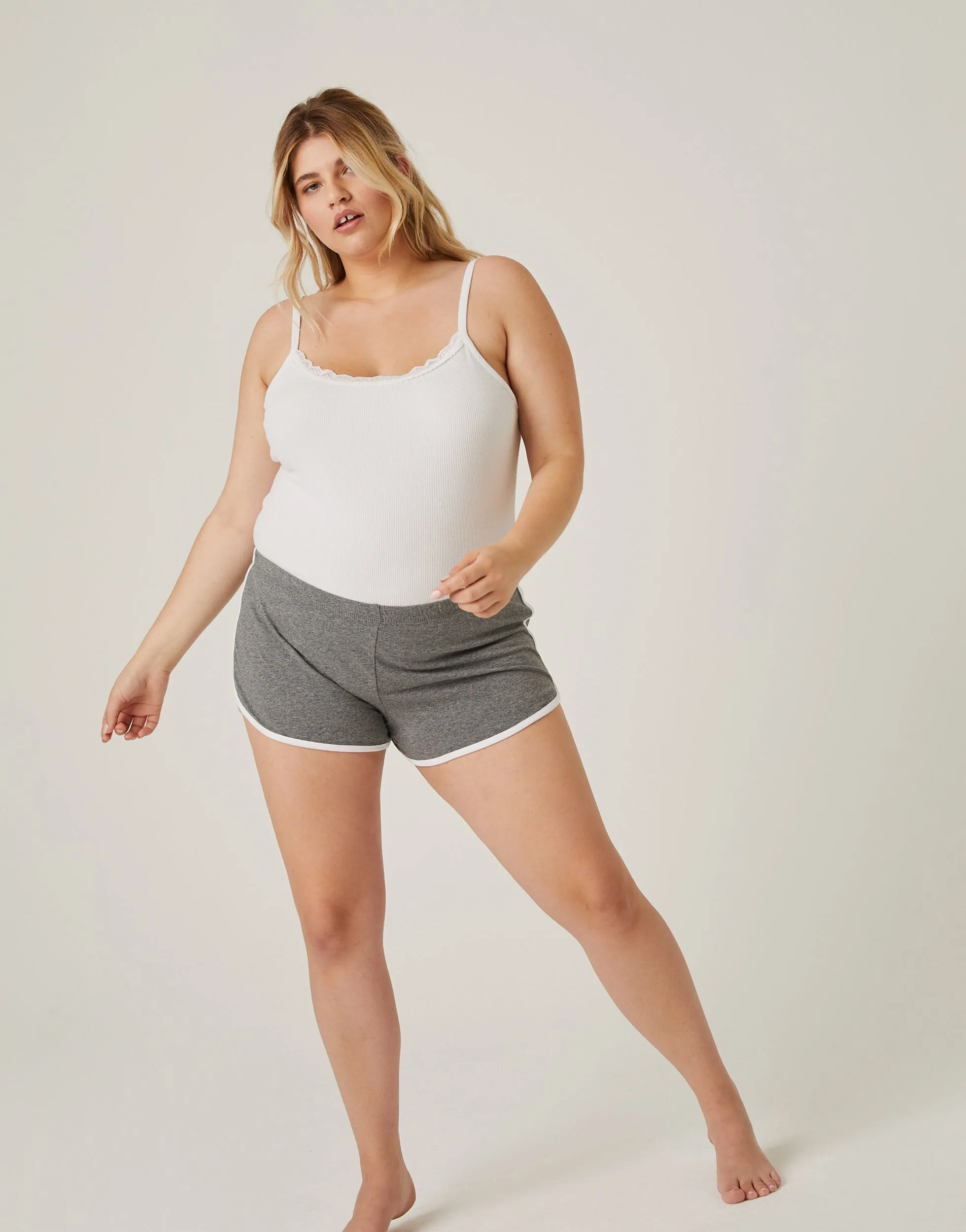 Plus Size Simple And Sweet Tank