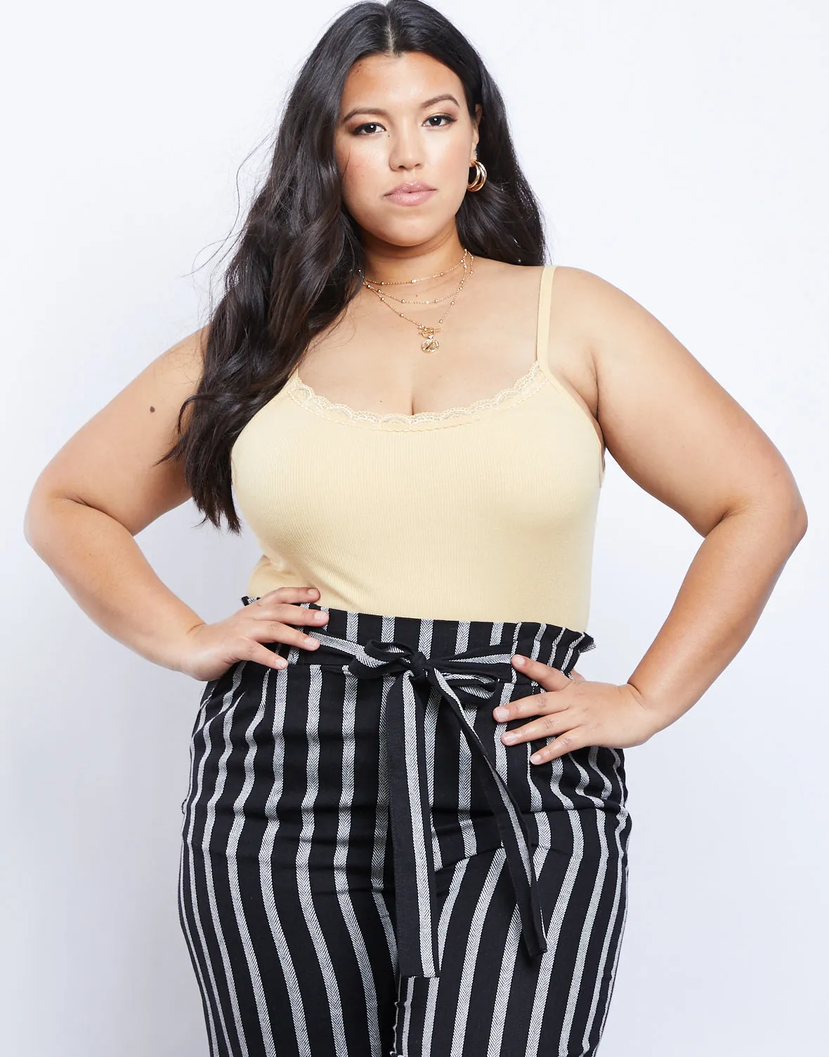 Plus Size Simple And Sweet Tank