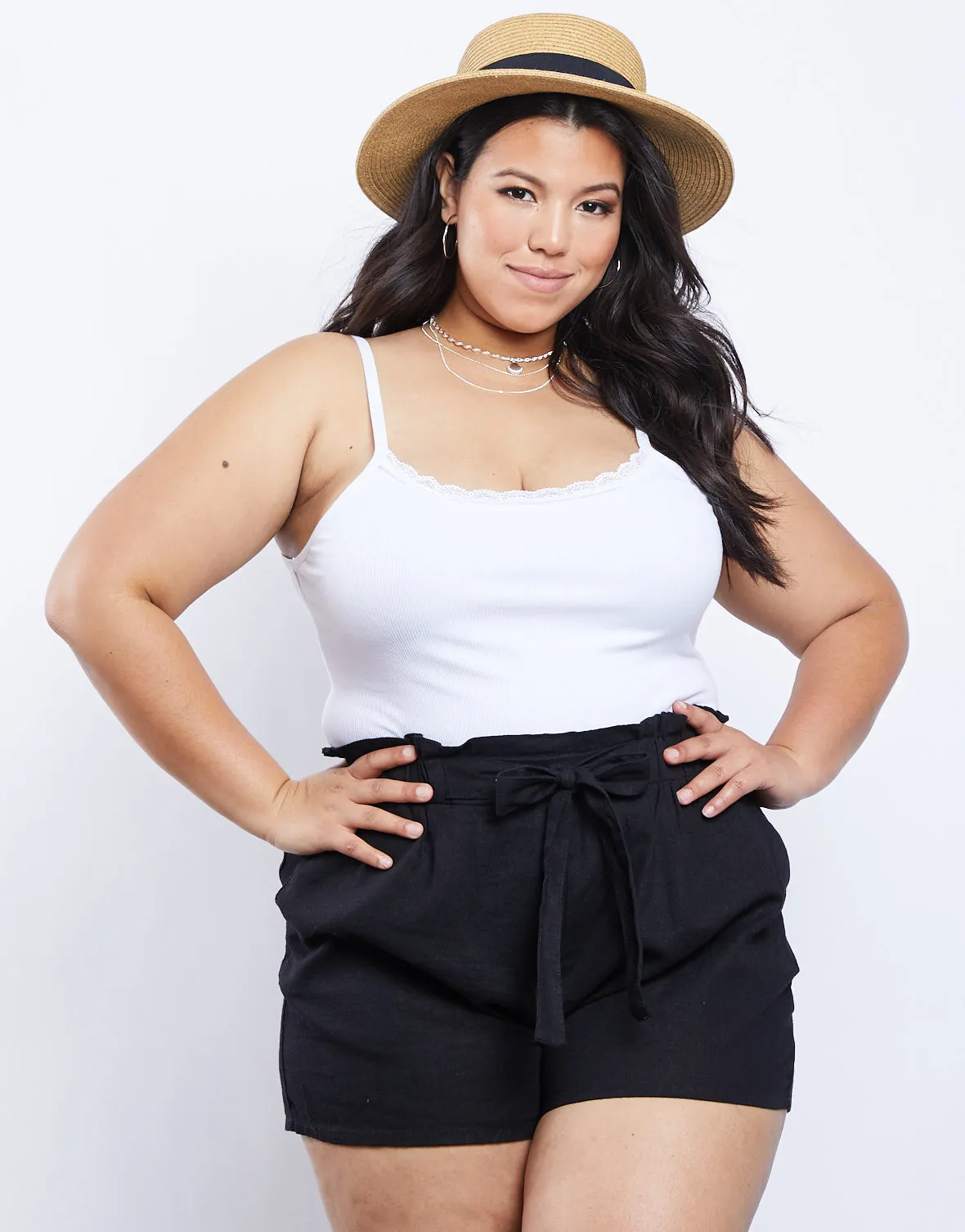 Plus Size Simple And Sweet Tank